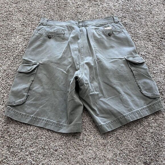 Polo Ralph Lauren Men's Cargo Shorts Size 33 Grey Solid Flat Front - Picture 7 of 9